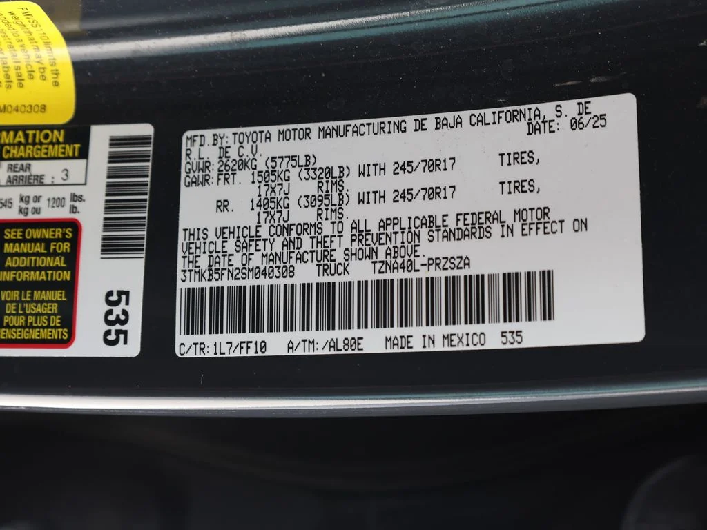 Used 2025 Black Toyota SR5 image 36
