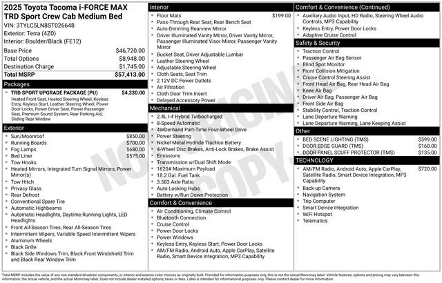 Used 2025 Red Toyota TRD Sport image 7