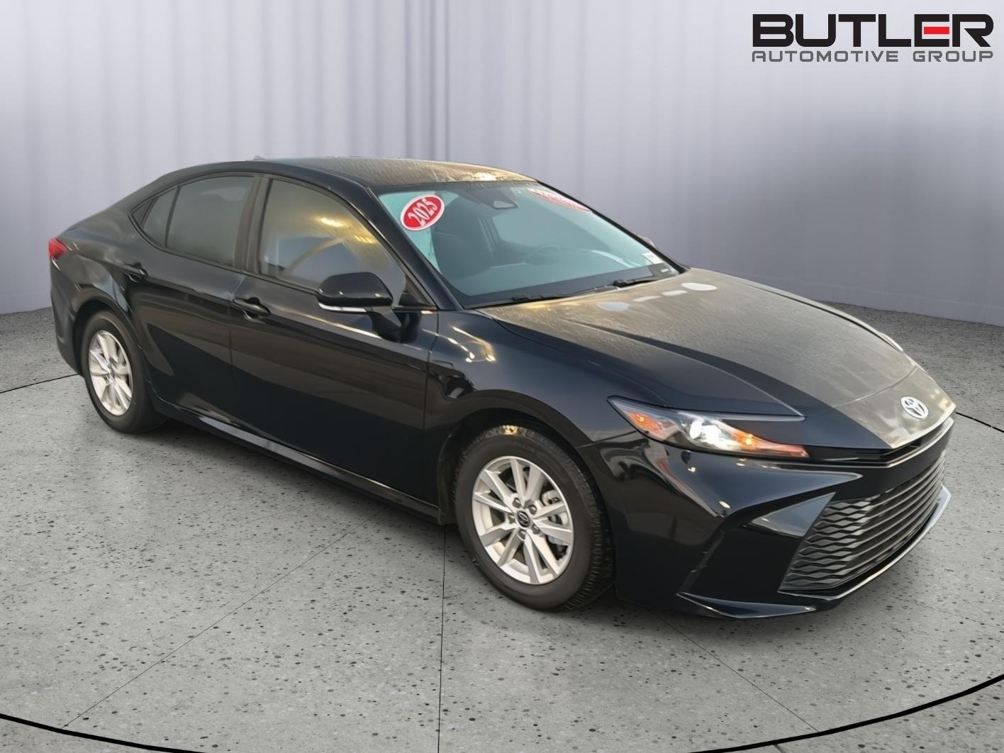 Certified Used 2025 Midnight Black Metallic Toyota LE image 8