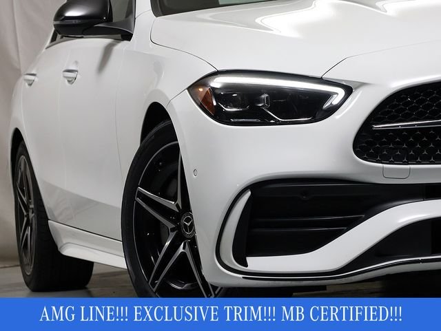 Certified Used 2023 Polar White Mercedes-Benz C 300 image 4