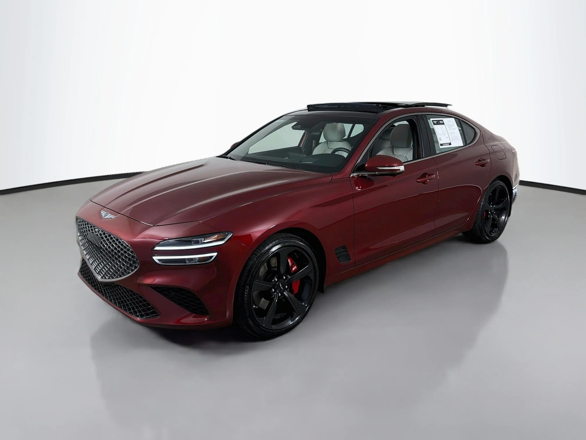 Certified Used 2026 Cavendish Red Genesis 3.3T Sport Prestige image 3