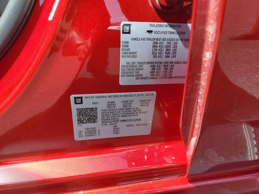 Used 2021 CHERRY RED TINTCOAT Chevrolet RST image 37