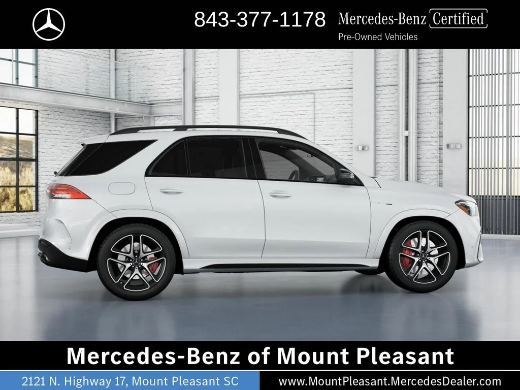 Certified Used 2025 MANUFAKTUR Moonlight White Metallic Mercedes-AMG GLE 63 S AMG® image 17