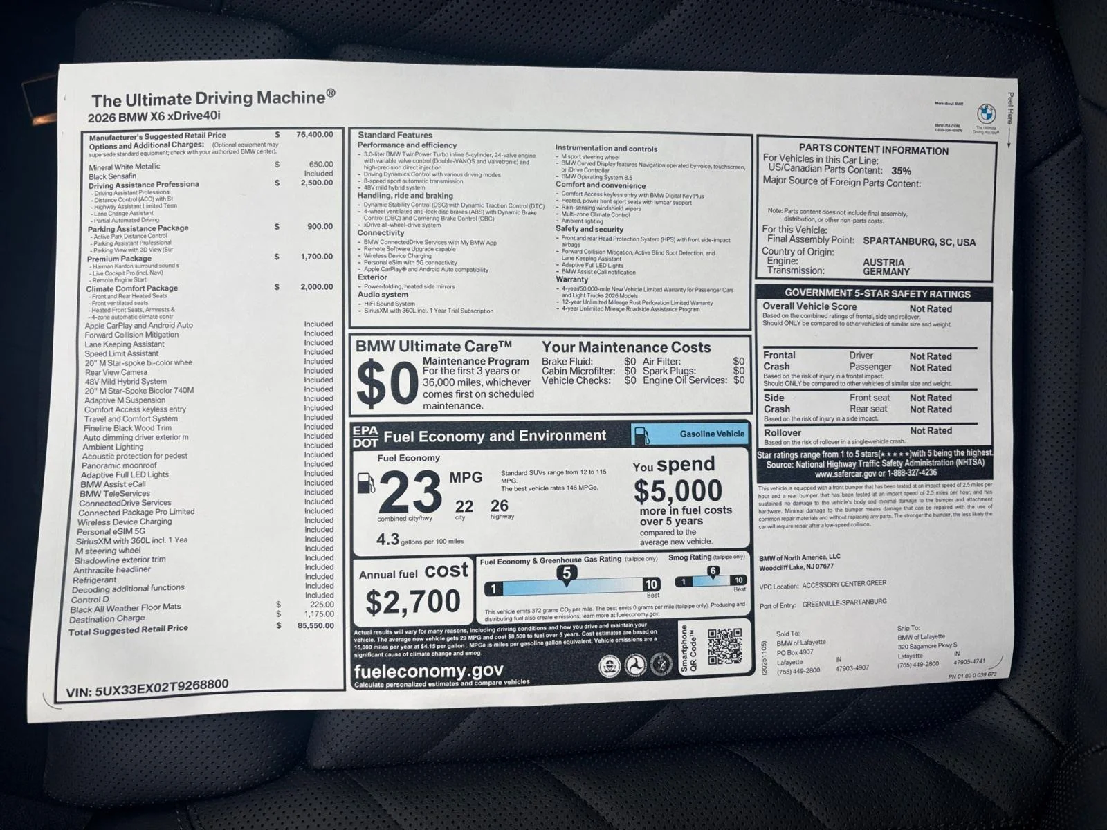 Used 2026 Mineral White Metallic BMW xDrive40i image 30