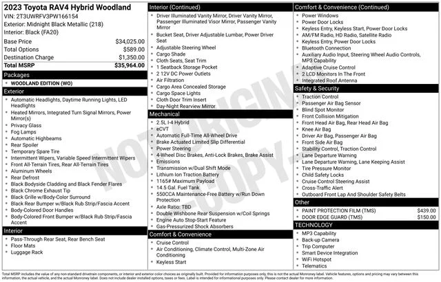 2023 Toyota RAV4 Hybrid Woodland Edition AWD's photo