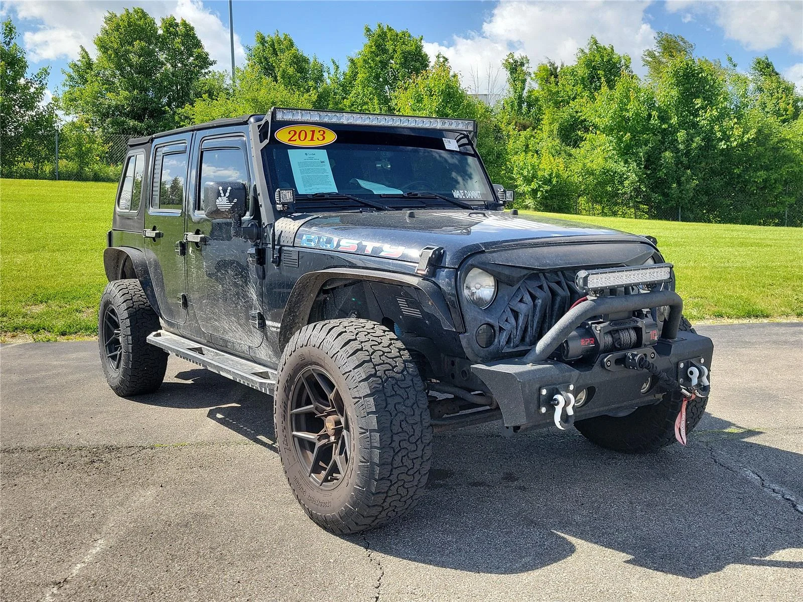 Used 2013 Jeep Wrangler Unlimited Sport with VIN 1C4BJWDG8DL644253 for sale in Hamilton, OH