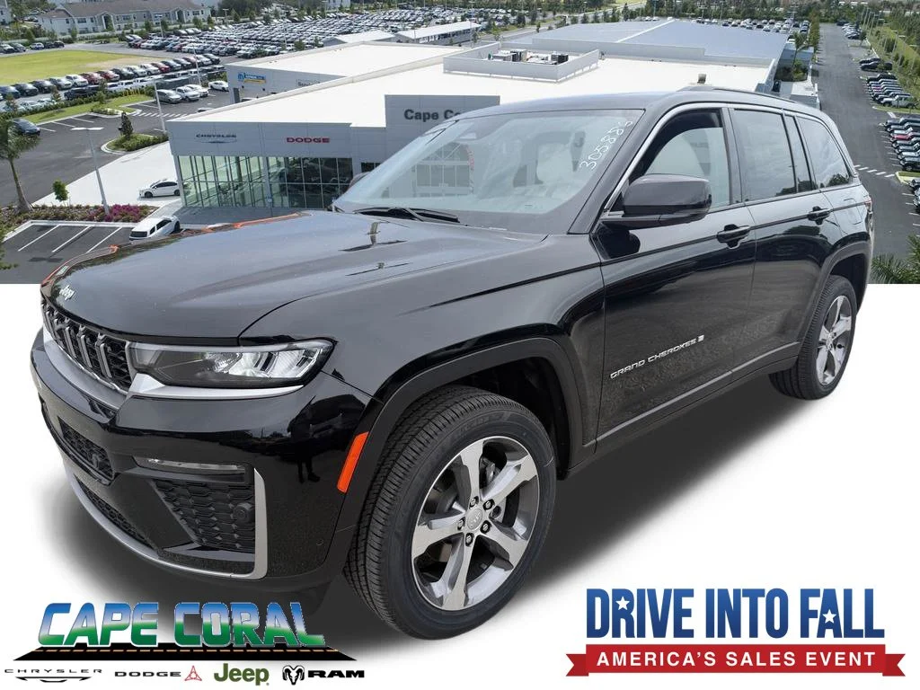 New 2026 Diamond Black Crystal Pearl-Coat Exterior Paint Jeep Limited image 1