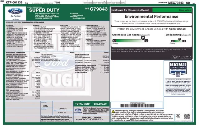Used 2021 Black Metallic Ford Lariat image 73