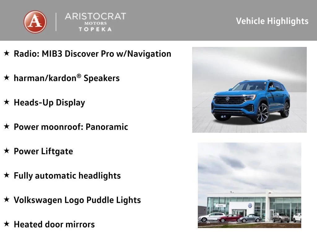 New 2026 Blue Volkswagen 2.0T SEL Premium R-Line image 2