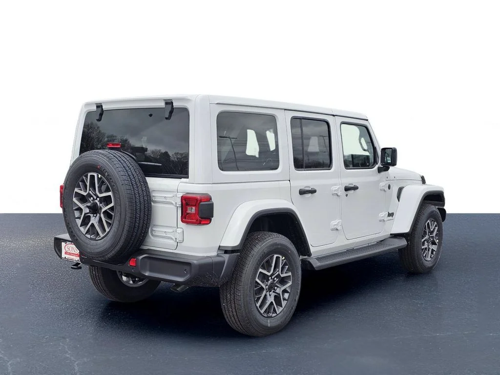 New 2026 Bright White Clear-Coat Exterior Paint Jeep Sahara image 8