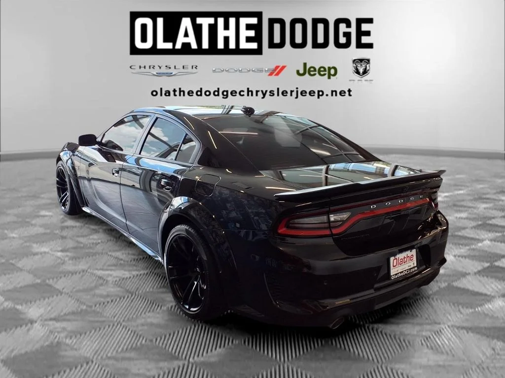 Certified Used 2023 Black Dodge R/T Scat Pack Widebody image 3