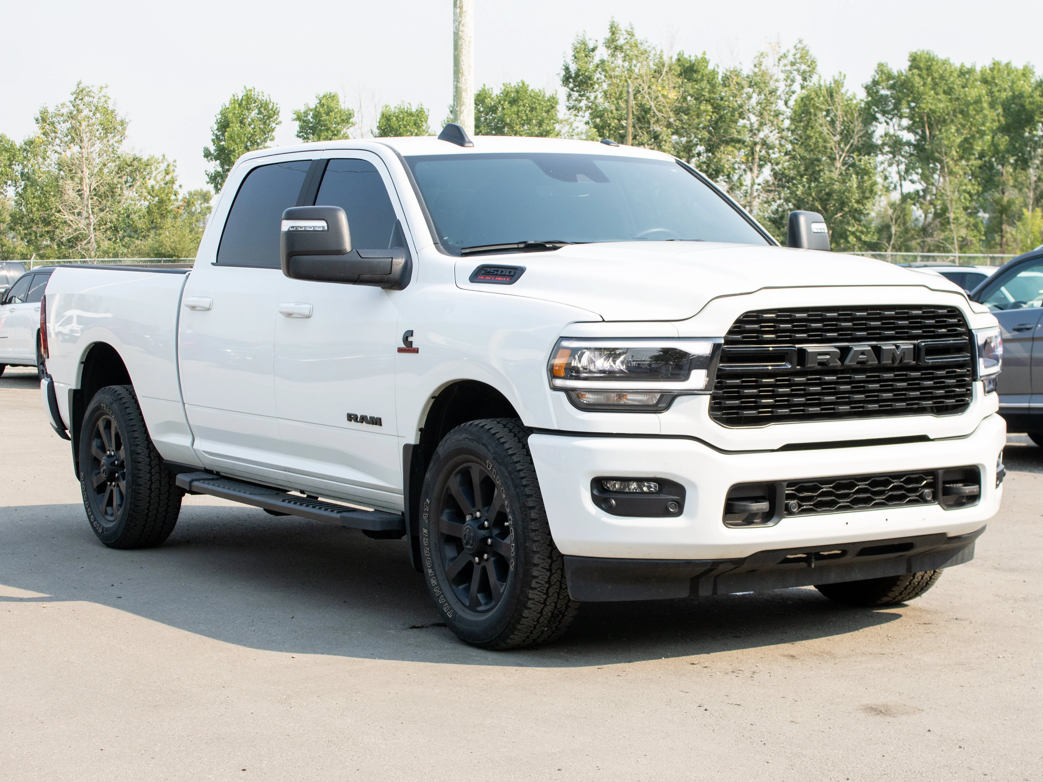 Used 2024 White RAM Big Horn* Night Edition | 6.7L Cummins Turbo Diesel | Heated Seats & Steering Wheel | image 2