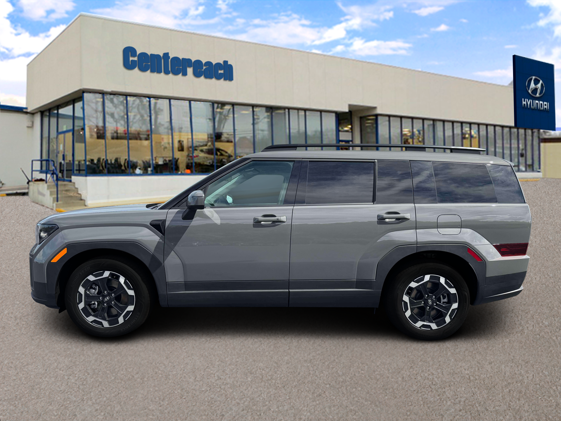 New 2027 Hampton Gray Hyundai SEL AWD image 3