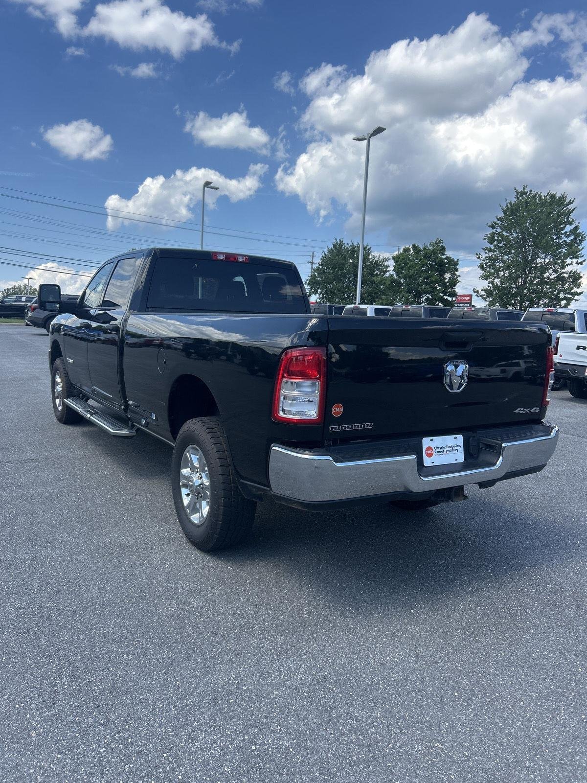 Used 2024 Diamond Black Crystal Pearlcoat Ram Big Horn image 6