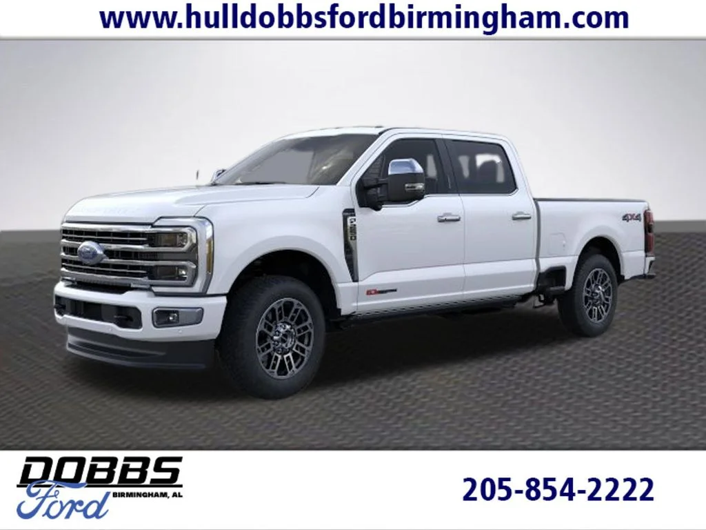 New 2026 Star White Metallic Tri-Coat Ford F-250® Platinum® image 1