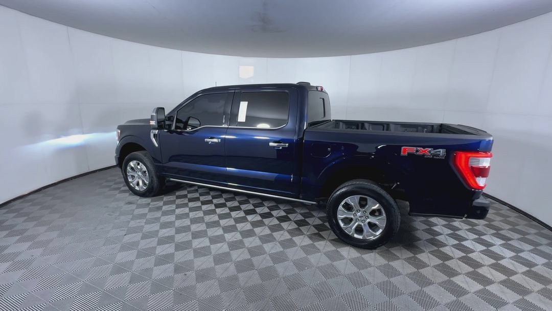 Used 2022 Antimatter Blue Metallic Ford Platinum image 6