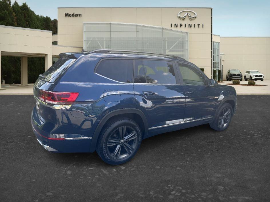 Used 2021 Tourmaline Blue Metallic Volkswagen 3.6L V6 SE w/Technology R-Line image 5