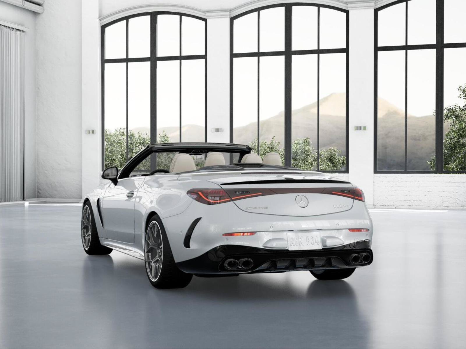 New 2027 MANUFAKTUR Moonlight White Metallic Mercedes-Benz AMG® CLE 53 4MATIC+ Cabriolet image 27