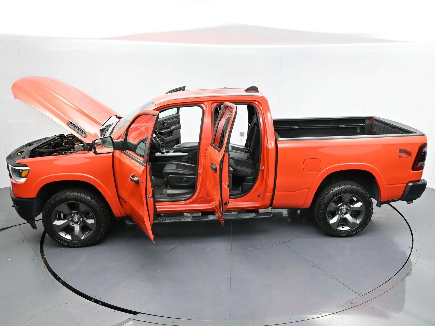 Used 2021 Spitfire Orange Clearcoat Ram Big Horn image 43