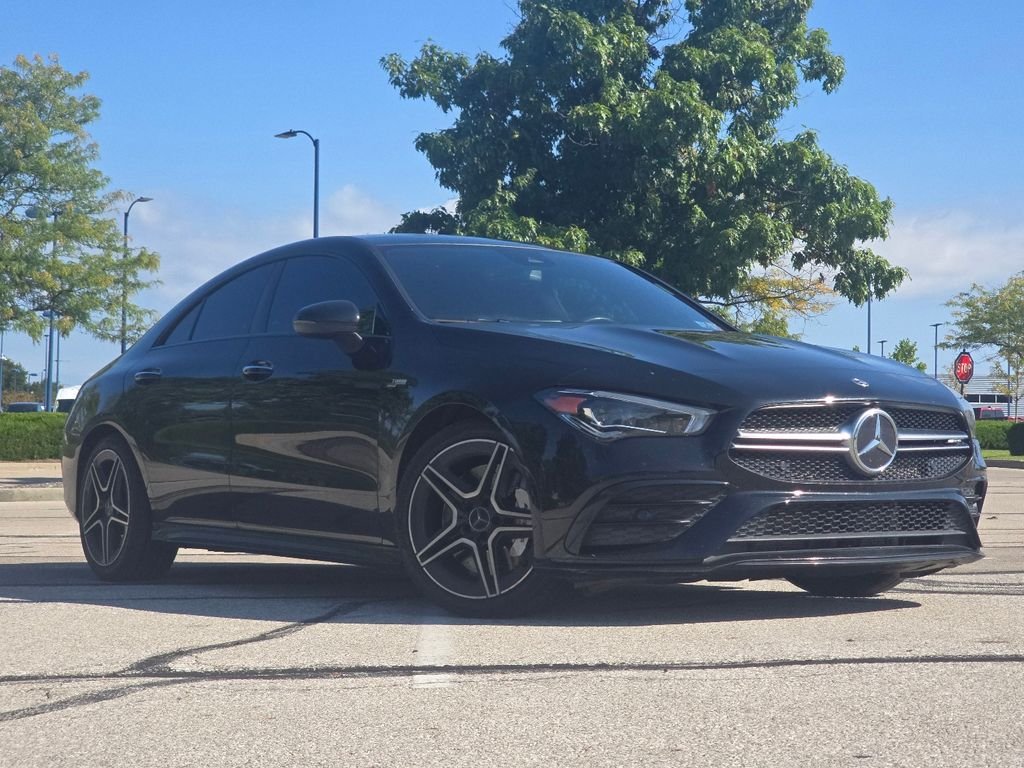 Certified Used 2023 Cosmos Black Metallic Mercedes-Benz CLA 35 AMG® image 1