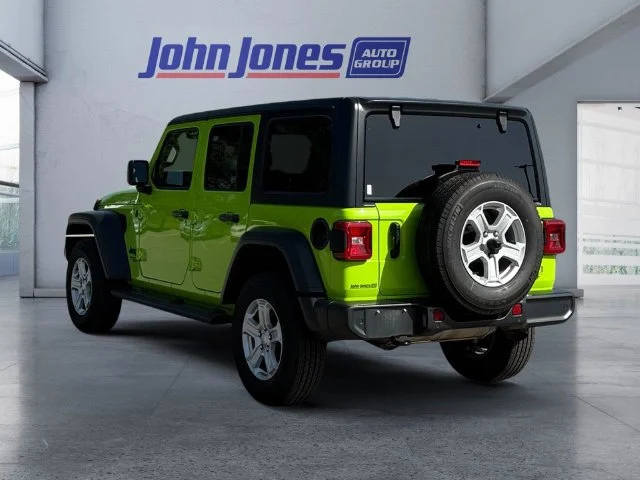 Used 2021 Gecko Clearcoat Jeep Unlimited Sport S image 3