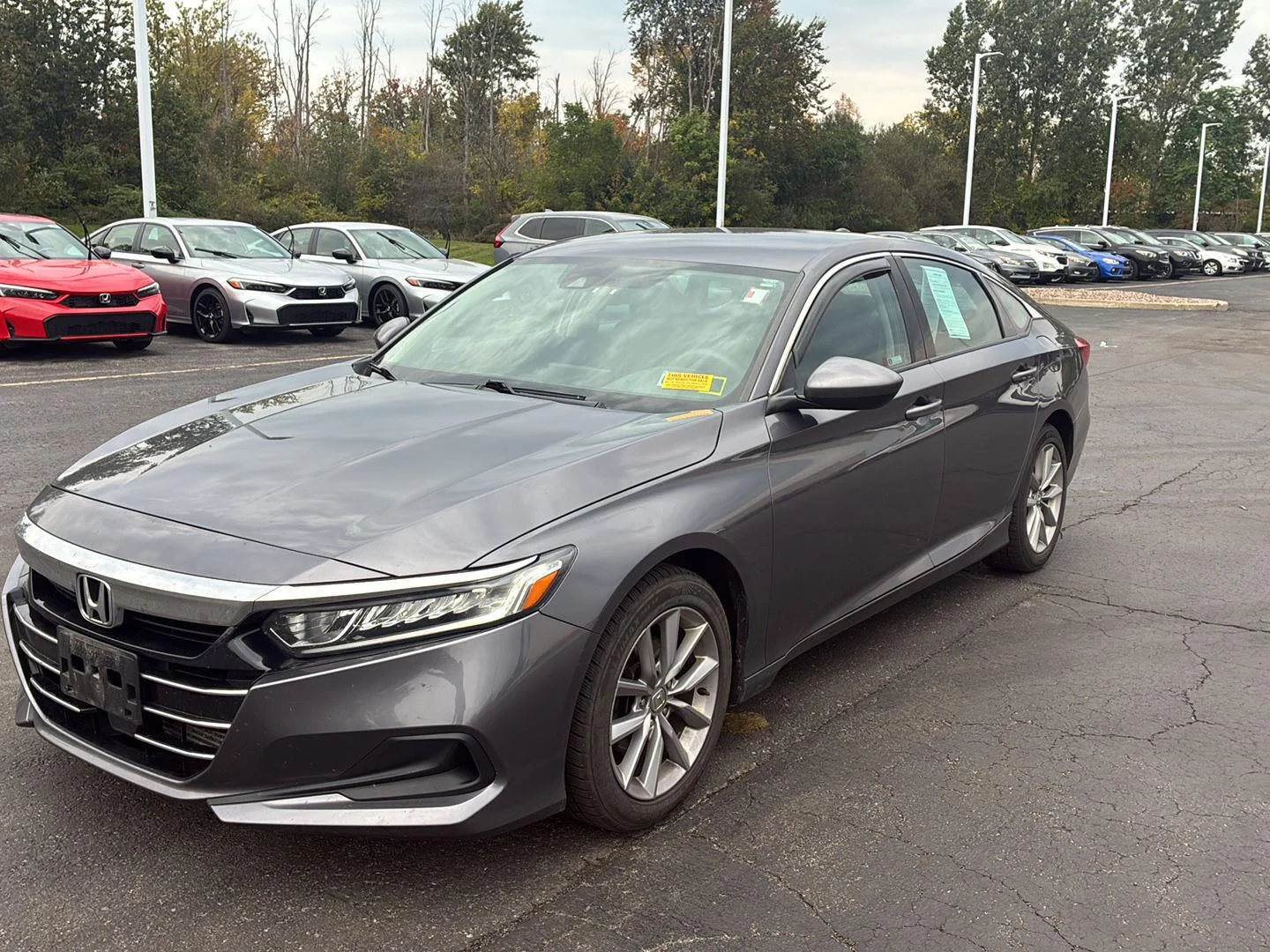 Used 2022 Modern Steel Metallic Honda LX image 15