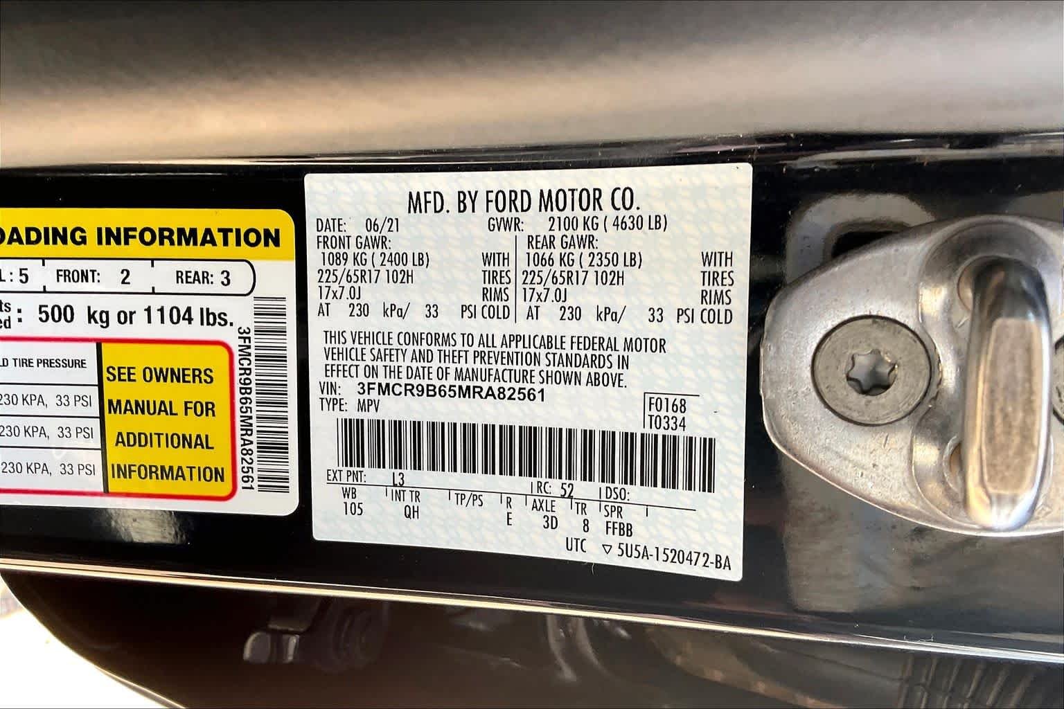 Used 2021 Alto Blue Metallic Tinted Clearcoat Ford Big Bend image 31