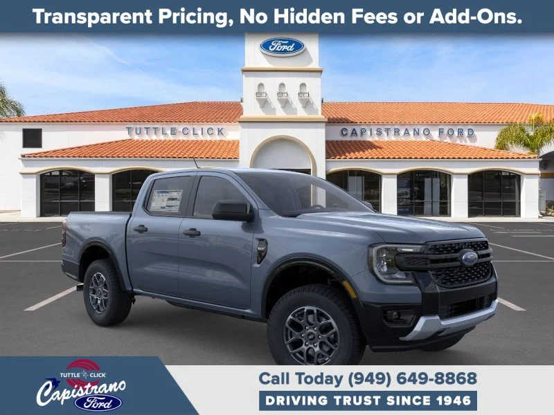 New 2025 Azure Gray Metallic Tri-coat Ford XLT image 7