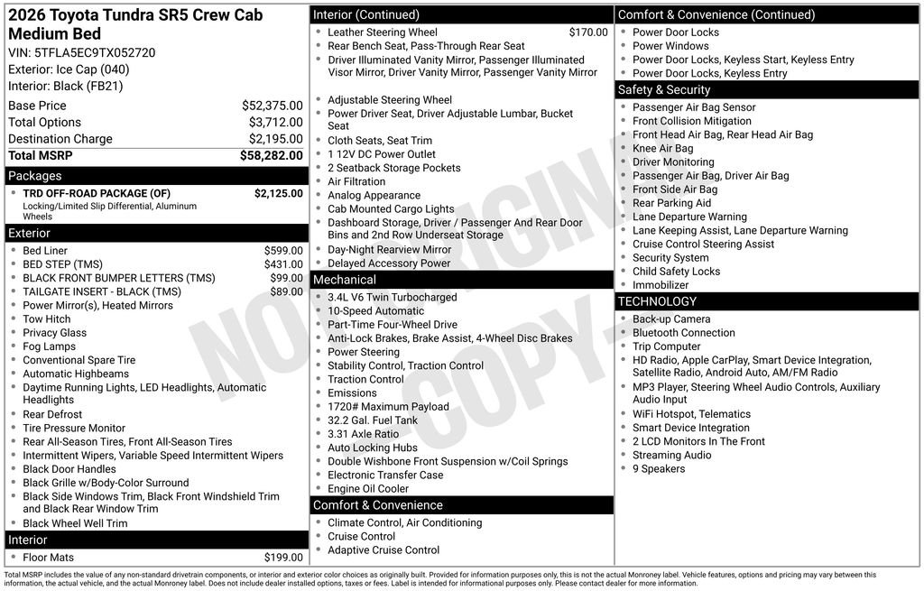 Used 2026 White Toyota SR5 image 41