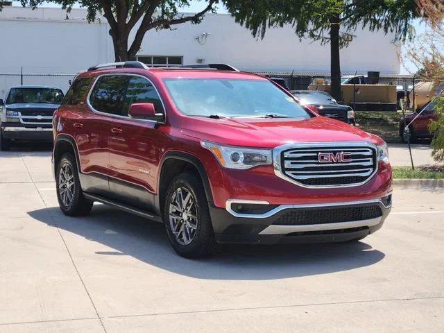 Used 2019 RED QUARTZ TINTCOAT GMC SLT image 3