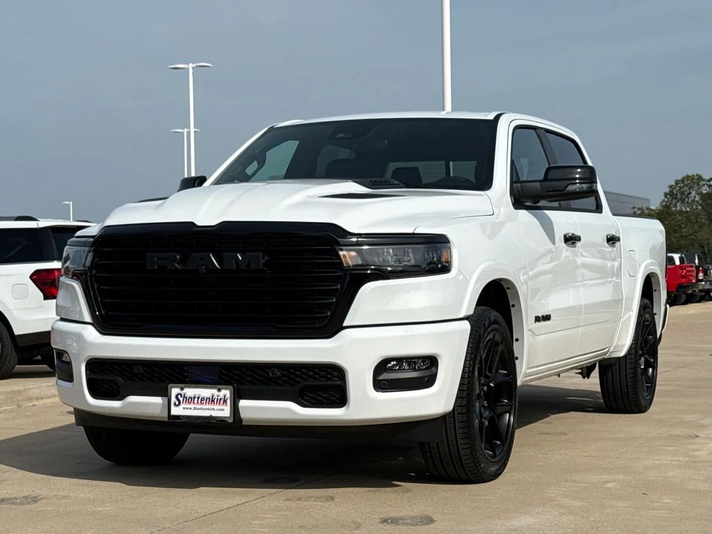 New 2026 Bright White Clear-Coat Exterior Paint RAM Laramie image 3