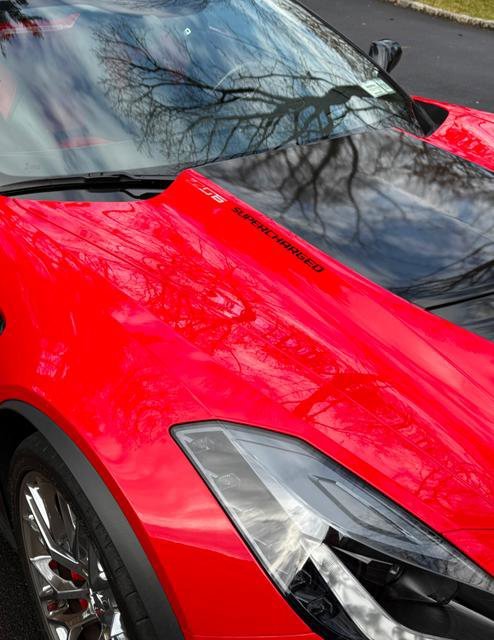 Used 2016 TORCH RED Chevrolet Z06 3LZ image 3