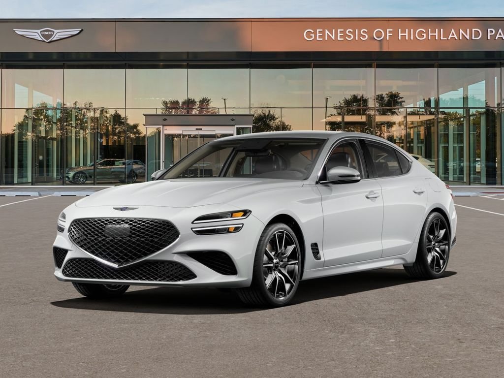 White 2025 Genesis G70 2.5T Standard AWD Sedan All-Wheel Drive 8-Speed Automatic