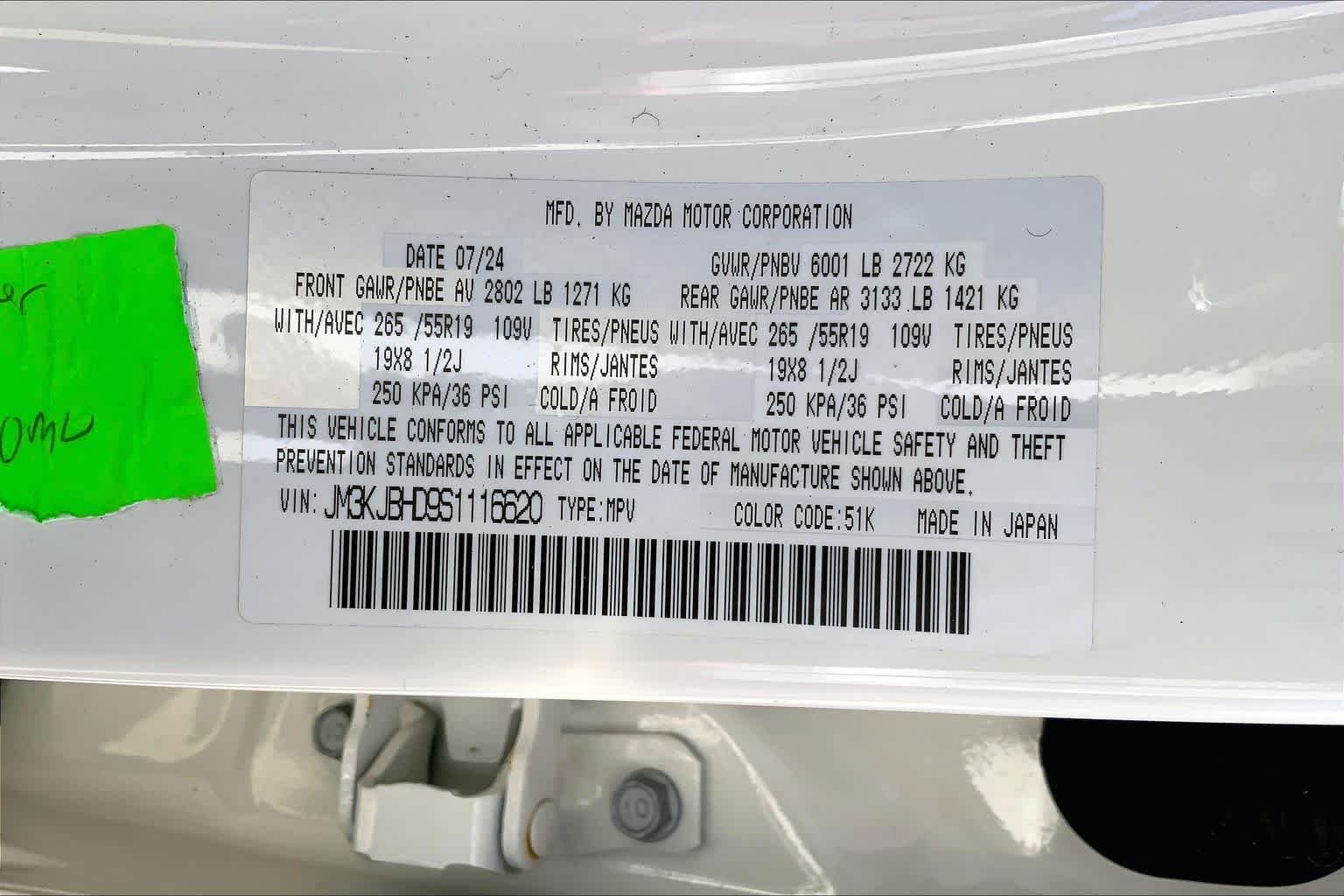 Used 2025 Rhodium White Premium Mazda 3.3 Turbo Preferred Package image 34
