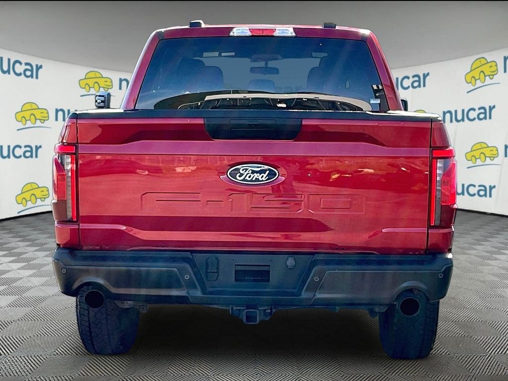 Used 2024 Rapid Red Metallic Tinted Clearcoat Ford STX SuperCrew image 5