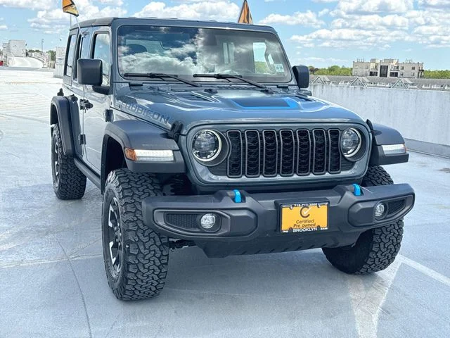 Certified Used 2024 Gray Jeep Rubicon 4xe image 2