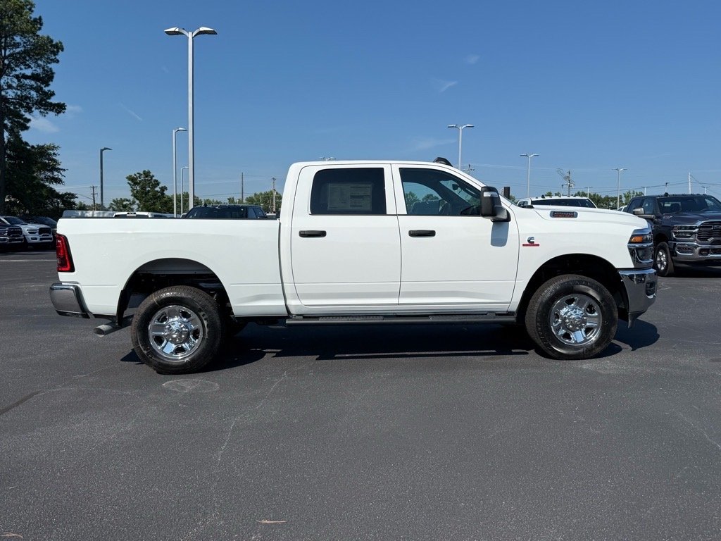 New 2025 Bright White Clear-Coat Exterior Paint RAM Tradesman Crew Cab 4x4 6