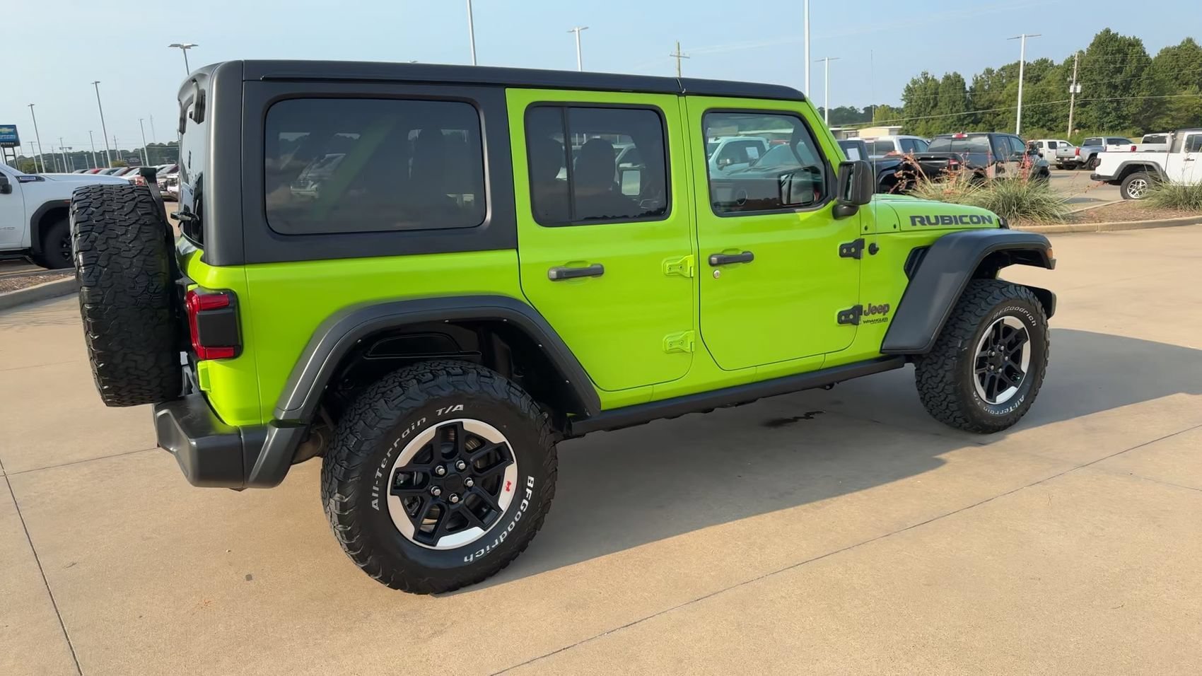 Used 2021 Gecko Clearcoat Jeep Unlimited Rubicon image 9
