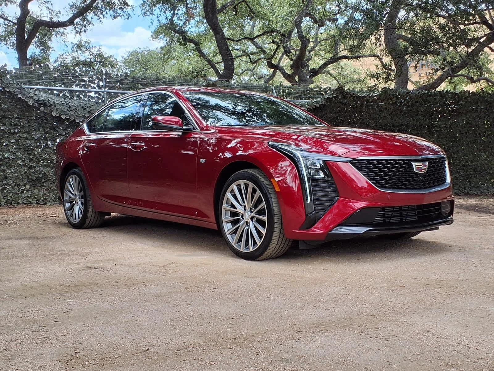 Certified Used 2025 Radiant Red Tintcoat Cadillac Premium Luxury image 3