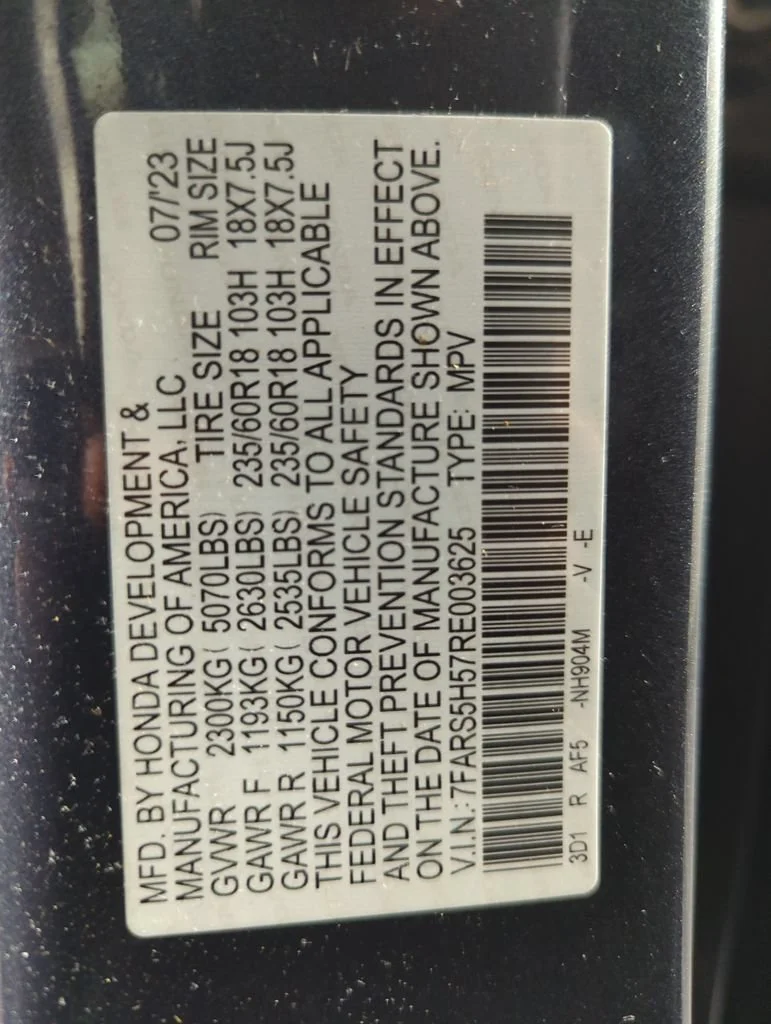 Certified Used 2024 Meteorite Gray Metallic Honda HYBRID 2WD SPORT image 58