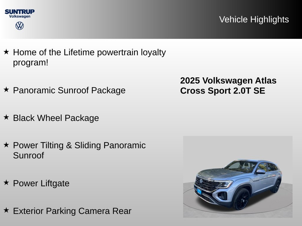 Used 2025 Silver Volkswagen 2.0T SE w/Technology image 8