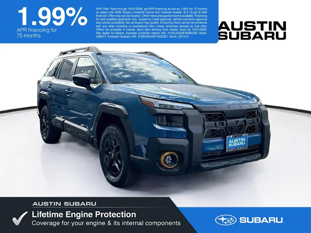New 2026 Blue Subaru Wilderness image 1