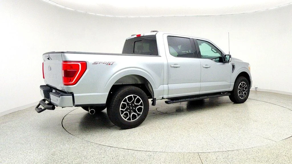 Used 2022 Iconic Silver Metallic Ford XLT 4WD SuperCrew 5.5