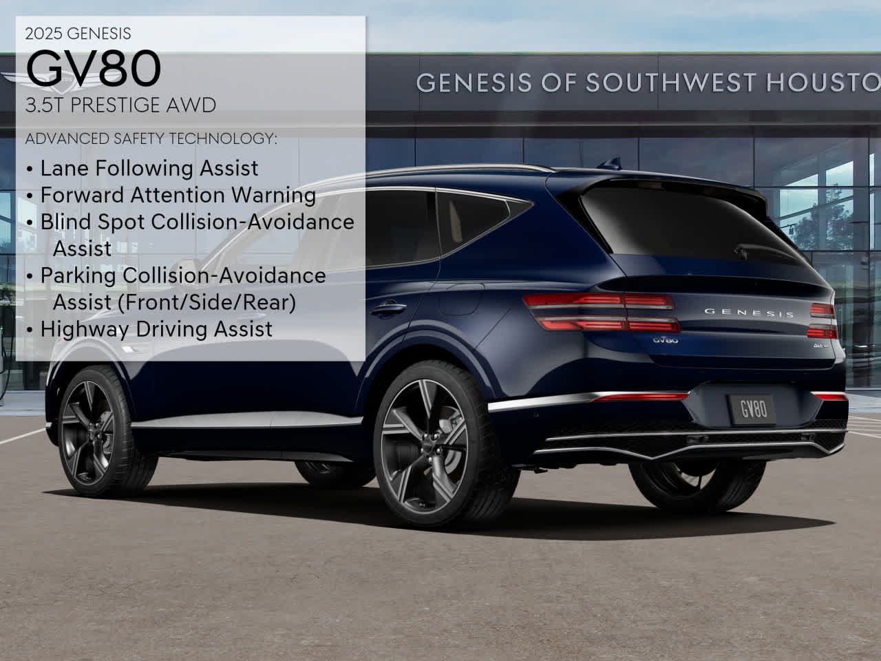 Certified Used 2025 Capri Blue Genesis 3.5T Prestige image 13