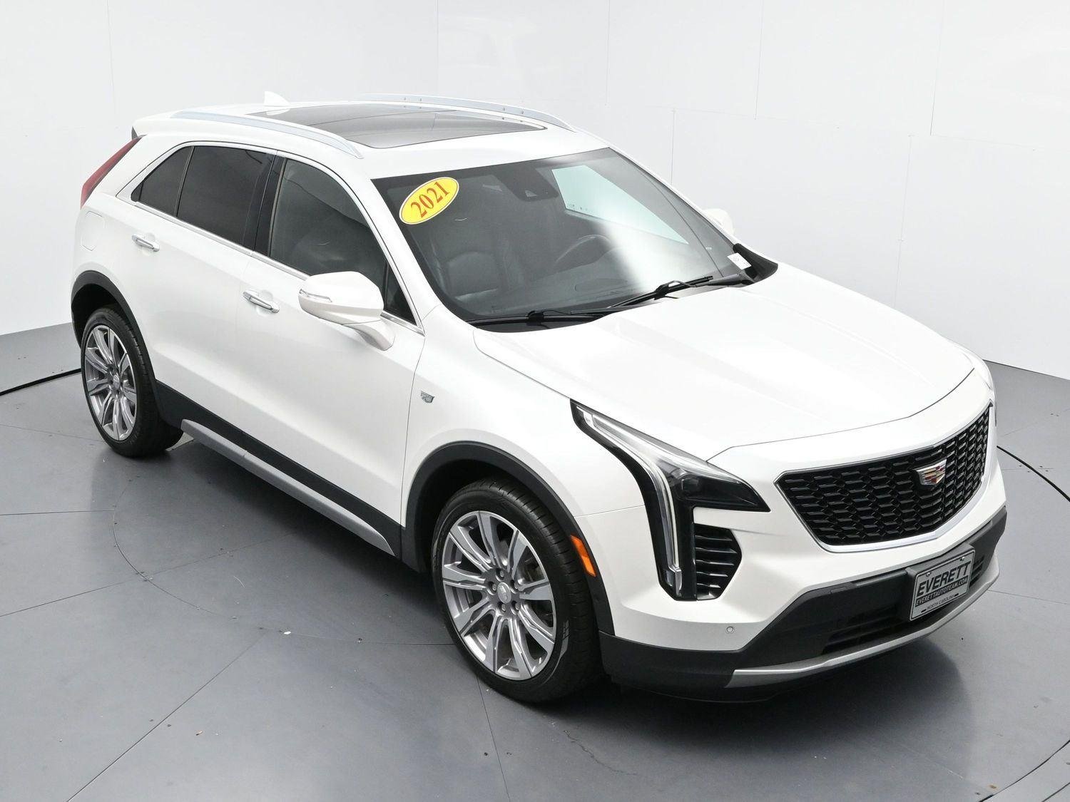 Used 2021 CRYSTAL WHITE TRICOAT Cadillac AWD Premium Luxury image 41