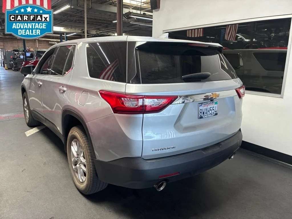 Used 2021 SILVER ICE METALLIC Chevrolet LS image 3