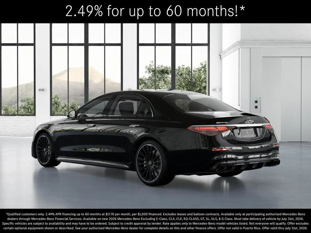 New 2026 Obsidian Black Metallic Mercedes-Benz AMG® S 63 E 4MATIC Sedan image 29