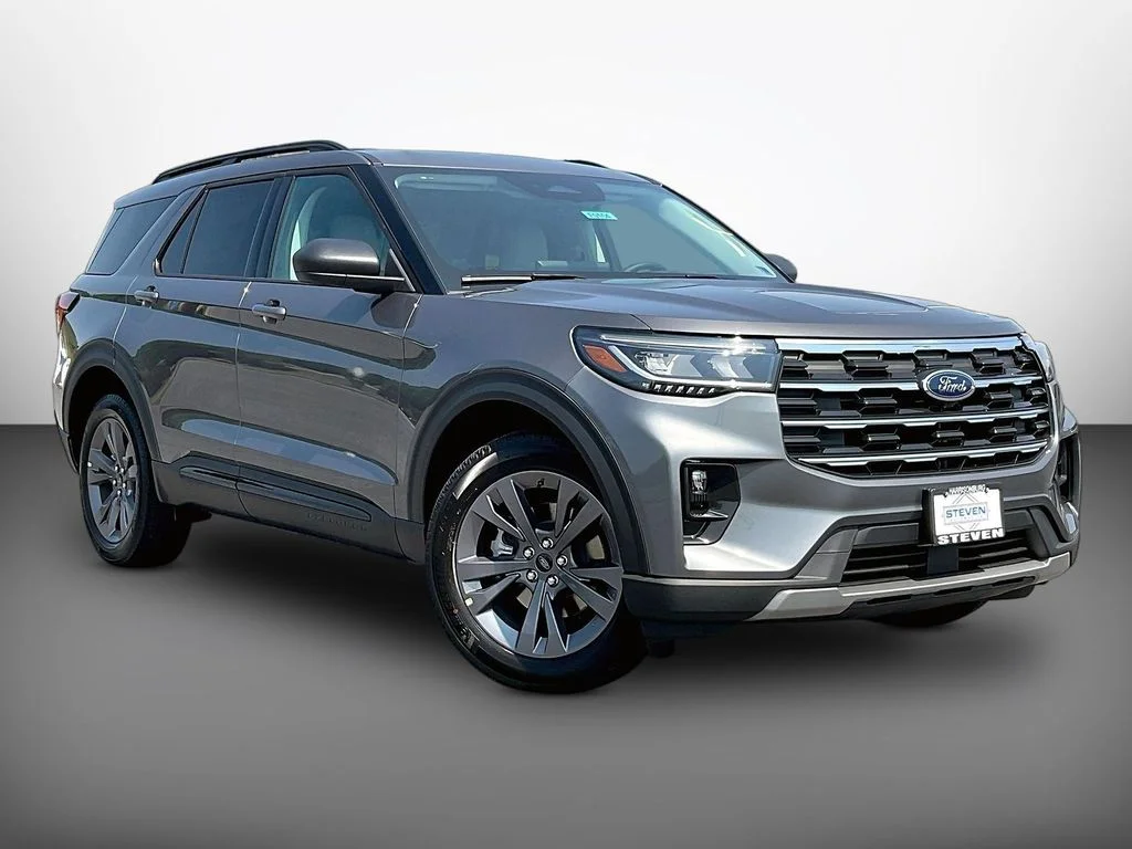 New 2026 Carbonized Gray Metallic Ford Active image 1