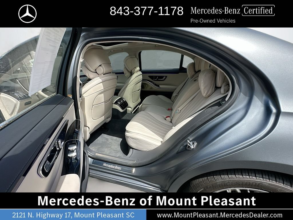 Certified Used 2022 MANUFAKTUR Selenite Gray Magno Mercedes-Benz S 580 image 26