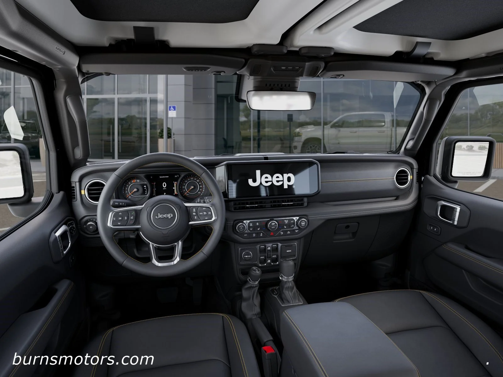 New 2026 Black Clear-Coat Exterior Paint Jeep Sahara 4-Door image 14